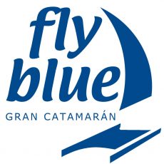fly blue padlock malaga big catamaran